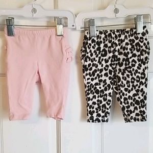 3/$12 Old Navy ruffle butt leggings